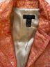 J.Crew 45% Cotton 32% Silk 12% Metallic Fiber 11% Nylon 100% Acetate Paisley Pink Gold Blazer Size 2 - photo 5