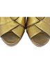 Coach 100% Leather Solid Gold Heels Size 7 - photo 9