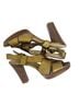 Coach 100% Leather Solid Gold Heels Size 7 - photo 3