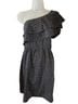 Indulge Print Blue Cocktail Dress Size XL - photo 1