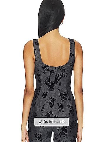 Amanda Uprichard Empire Top Sleeveless T-Shirt (view 2)