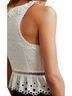 Anthropologie Graphic White Black Sleeveless Blouse Size 0 - photo 2