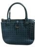 Fossil Blue Leather Tote One size - photo 1