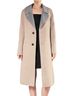 Belle & Bloom Gray Tan Coat Size S - photo 1