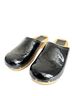 Tory Burch 100% Patent Leather Black Mule/Clog Size 6 1/2 - photo 1