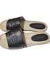 Bebe Black Tan Sandals Size 9 - photo 2