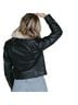 Mackage 100% Calf Leather Black Leather Jacket Size M - photo 2