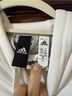 Adidas White Silver Pullover Hoodie Size S - photo 3