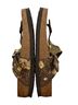 Birkenstock 100% Leather Animal Print Brown Gold Sandals Size EU 37 - photo 9