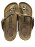 Birkenstock 100% Leather Animal Print Brown Gold Sandals Size EU 37 - photo 7