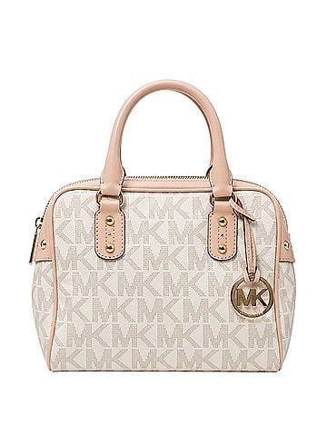 Michael Kors Leather Satchel (view 1)