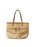 Michael Kors Print Tan Brown Leather Tote One size - photo 1