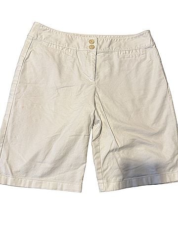 Ann Taylor Khaki Shorts (view 1)