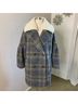 Joie Plaid Multi Color Coat Size M - photo 13