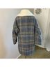 Joie Plaid Multi Color Coat Size M - photo 6