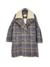 Joie Plaid Multi Color Coat Size M - photo 11