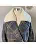 Joie Plaid Multi Color Coat Size M - photo 8