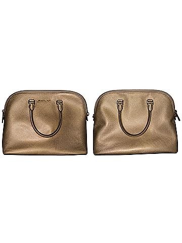 Michael Kors Leather Satchel (view 1)