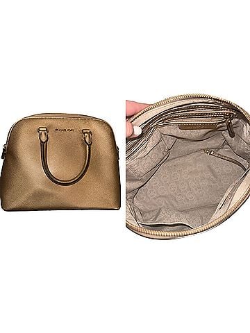 Michael Kors Leather Satchel (view 2)