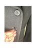 Juicy Couture 100% Wool Black Coat Size 2 - photo 6