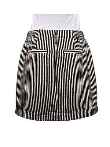 Madewell Engineer Stripe Casual Skirt (view 2)