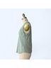 Max Studio 100% Linen Green Sleeveless Top Size M - photo 5