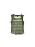 Max Studio 100% Linen Green Sleeveless Top Size M - photo 2