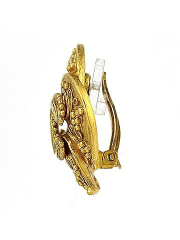 Chanel Chanel earrings, Coco Mark design, GP gold, for women. (view 2)