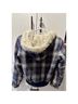Juicy Couture Plaid Blue Jacket Size S - photo 5