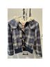 Juicy Couture Plaid Blue Jacket Size S - photo 4