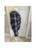 Juicy Couture Plaid Blue Jacket Size S - photo 6