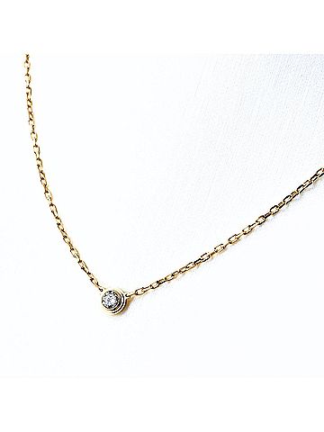 Cartier Cartier d'Amour SM Necklace, Yellow Gold (YG), Pendant 750 Diamond, Women's. (view 1)