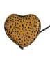 Lug 100% Polyester Leopard Print Yellow Black Coin Purse One size - photo 2