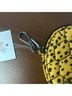 Lug 100% Polyester Leopard Print Yellow Black Coin Purse One size - photo 8