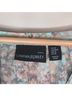 Cynthia Rowley 100% Polyester Print Teal Pink Purple Brown Ivory 3/4 Sleeve Blouse Size M - photo 5