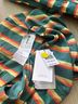 Rip Curl Stripes Teal Yellow Orange Two Piece Swimsuit Size L - photo 3