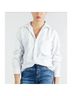 Frank & Eileen 100% Cotton Stripes Blue White Long Sleeve Button-Down Shirt Size M - photo 4