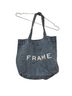 FRAME 100% Cotton Graphic Blue Tote One size - photo 1