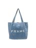 FRAME 100% Cotton Graphic Blue Tote One size - photo 6