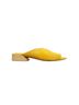 Mercedes Castillo 100% Suede Yellow Mule/Clog Size EU 36 1/2 - photo 2