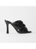 Zara 100% Calf Leather Solid Black Sandals Size EU 36 - photo 5