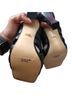 Zara 100% Calf Leather Solid Black Sandals Size EU 36 - photo 6