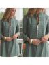Soft Surroundings 100% Ramie Solid Green Jacket Size L - photo 4