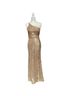 BHLDN 100% Polyester Gold Cocktail Dress Size 14 - photo 1