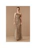 BHLDN 100% Polyester Gold Cocktail Dress Size 14 - photo 4