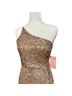 BHLDN 100% Polyester Gold Cocktail Dress Size 14 - photo 2