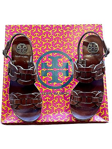 Tory Burch Calyca Mid Wedge Sandal Wedges (view 1)