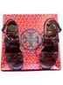 Tory Burch Brown Gold Wedges Size 6 - photo 1
