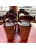 Tory Burch Brown Gold Wedges Size 6 - photo 8
