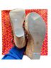 Tory Burch Brown Gold Wedges Size 6 - photo 2